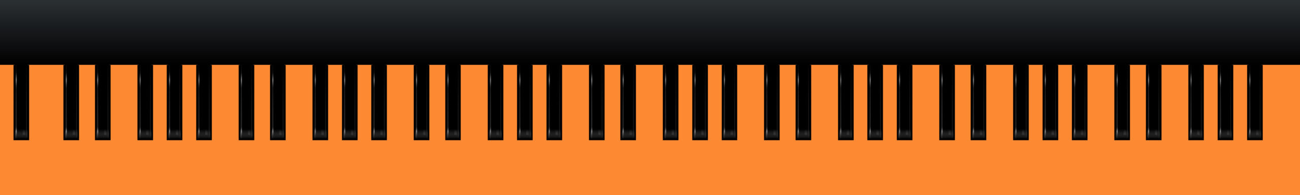 Piano keyboard isolated on white background. Music design template